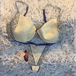 Pfiff set Bra 38. Panty size M, NWT